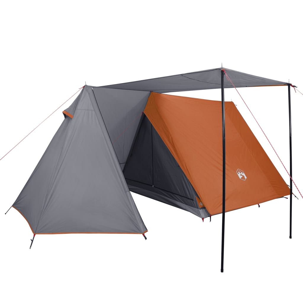 Tent 3-persoons waterdicht grijs en oranje is nu te koop bij PeponiXL, paradijselijk wonen!