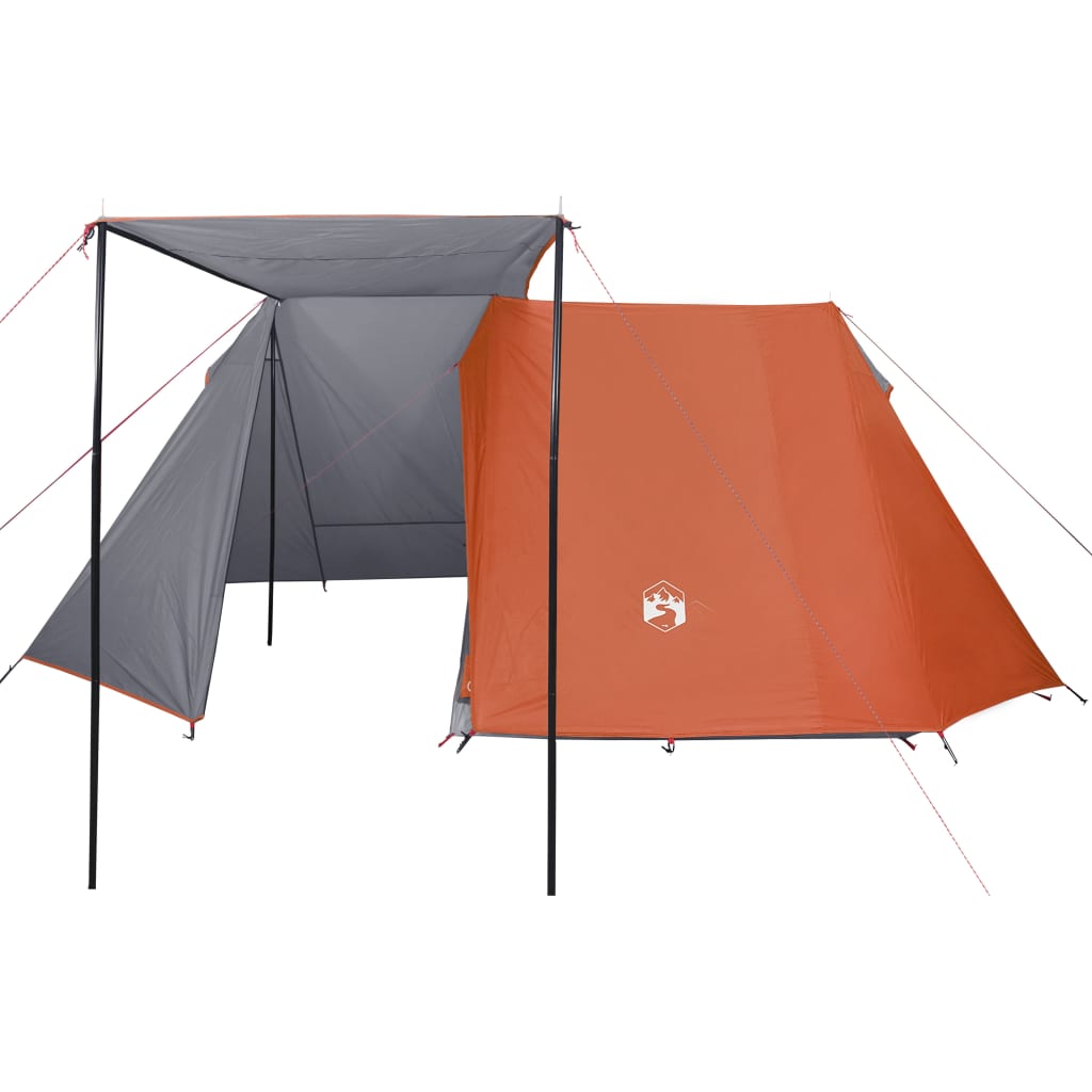 Tent 3-persoons waterdicht grijs en oranje is nu te koop bij PeponiXL, paradijselijk wonen!