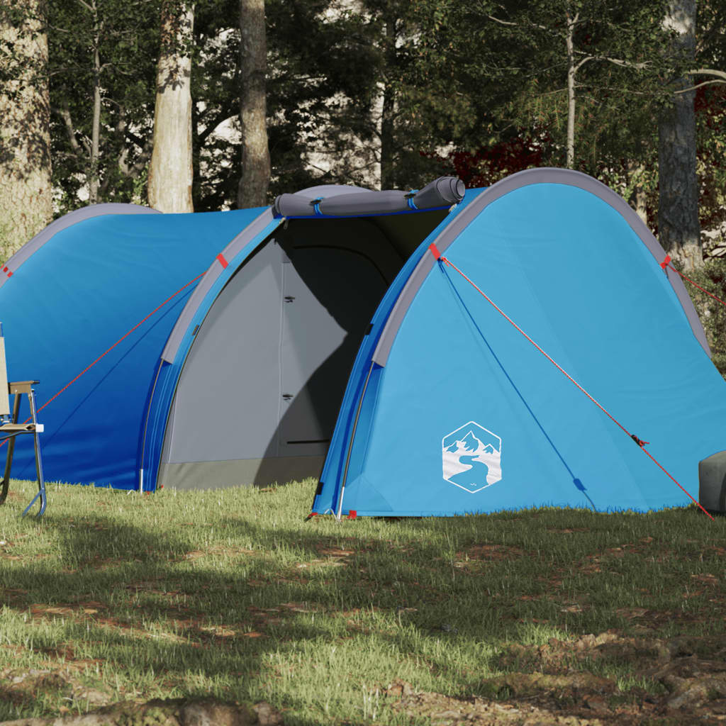 Tunneltent 4-persoons waterdicht blauw is nu te koop bij PeponiXL, paradijselijk wonen!