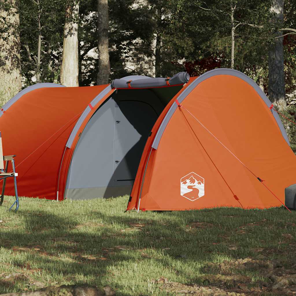 Tunneltent 4-persoons waterdicht oranje is nu te koop bij PeponiXL, paradijselijk wonen!