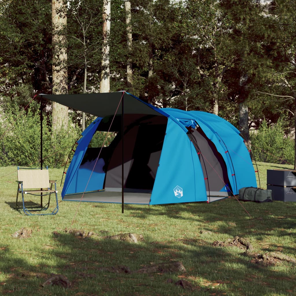 Tunneltent 4-persoons waterdicht blauw is nu te koop bij PeponiXL, paradijselijk wonen!