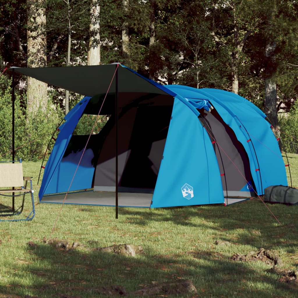 Tunneltent 4-persoons waterdicht blauw is nu te koop bij PeponiXL, paradijselijk wonen!