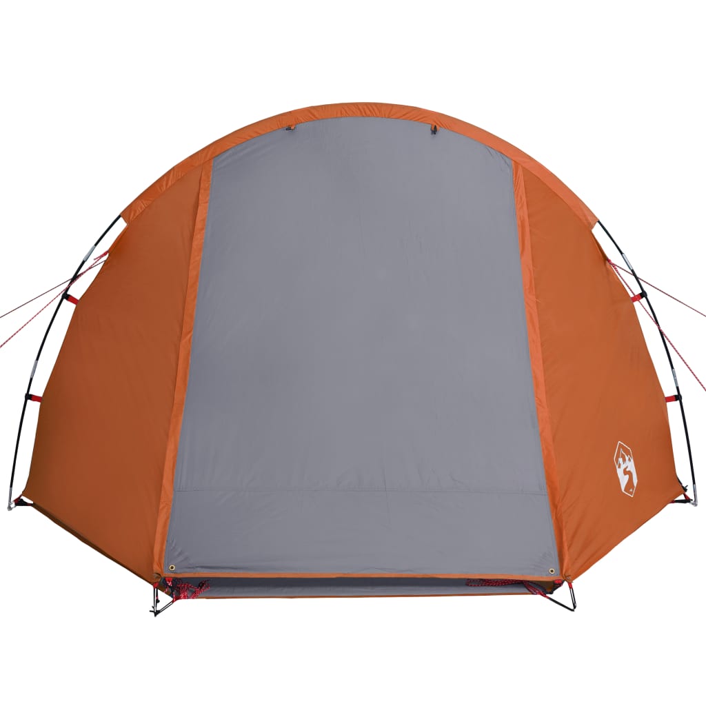 Tunneltent 4-persoons waterdicht grijs en oranje is nu te koop bij PeponiXL, paradijselijk wonen!