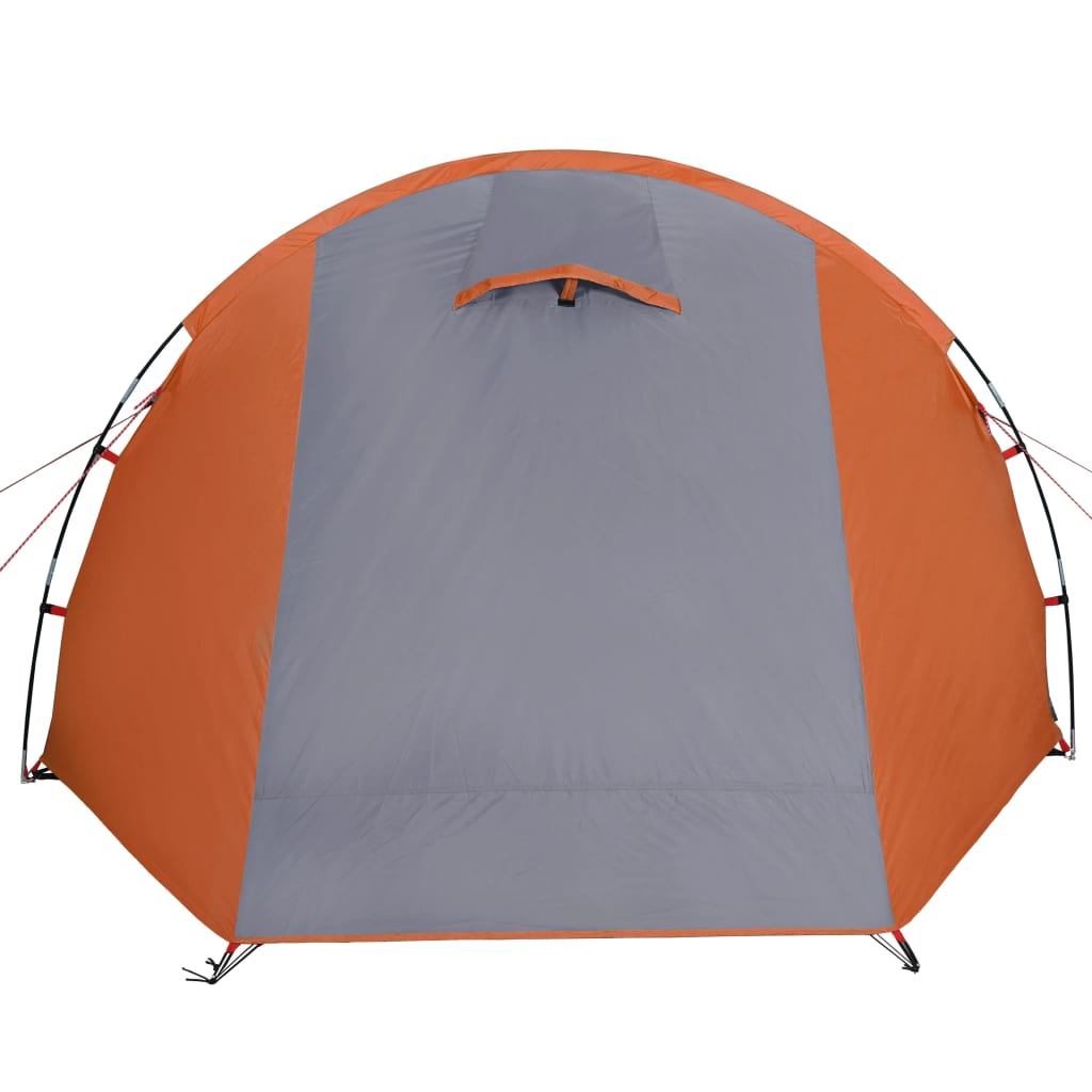 Tunneltent 4-persoons waterdicht grijs en oranje is nu te koop bij PeponiXL, paradijselijk wonen!