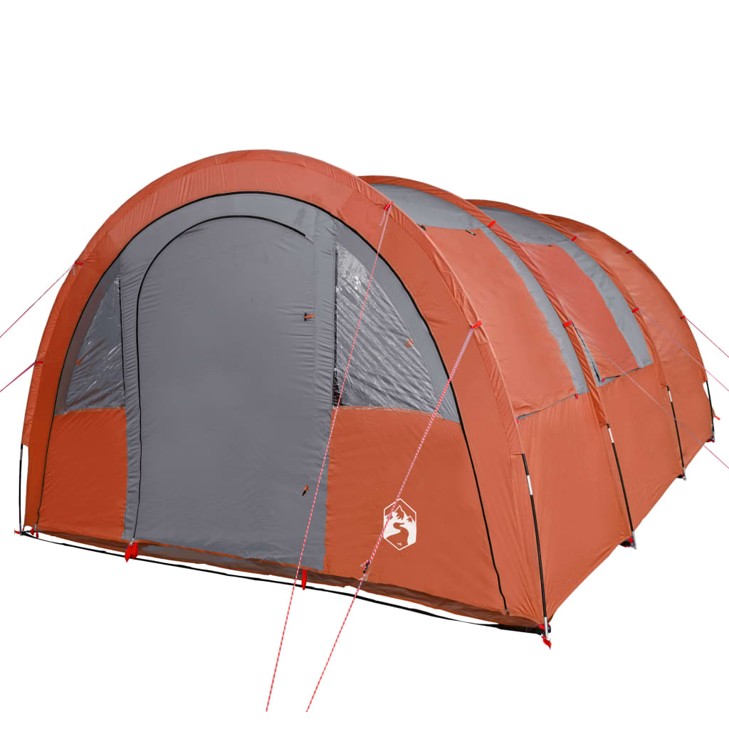 Tunneltent 4-persoons waterdicht grijs en oranje is nu te koop bij PeponiXL, paradijselijk wonen!