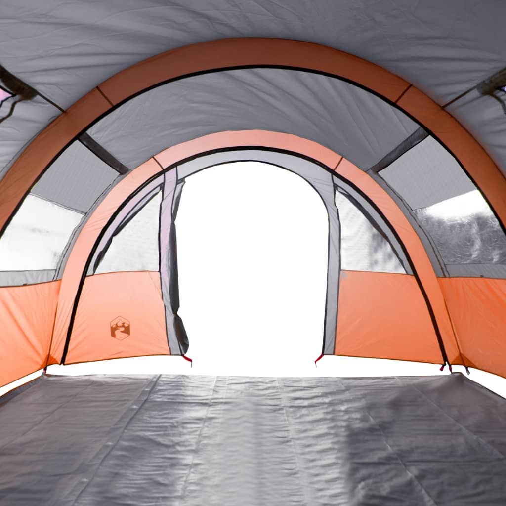 Tunneltent 4-persoons waterdicht grijs en oranje is nu te koop bij PeponiXL, paradijselijk wonen!
