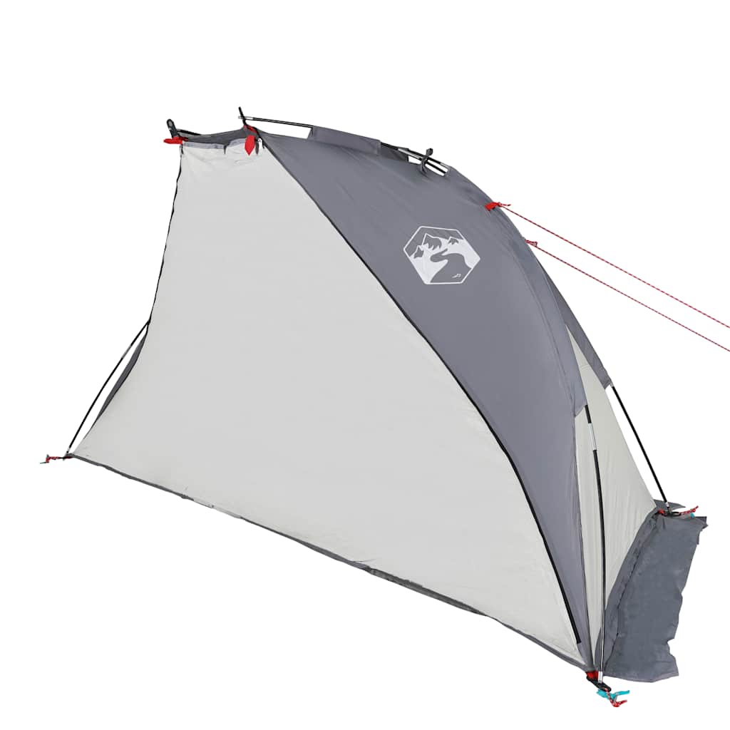 Strandtent 268x223x125 cm 185T polyester grijs is nu te koop bij PeponiXL, paradijselijk wonen!