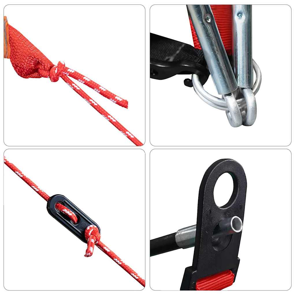 Strandtent 268x223x125 cm 185T polyester grijs is nu te koop bij PeponiXL, paradijselijk wonen!