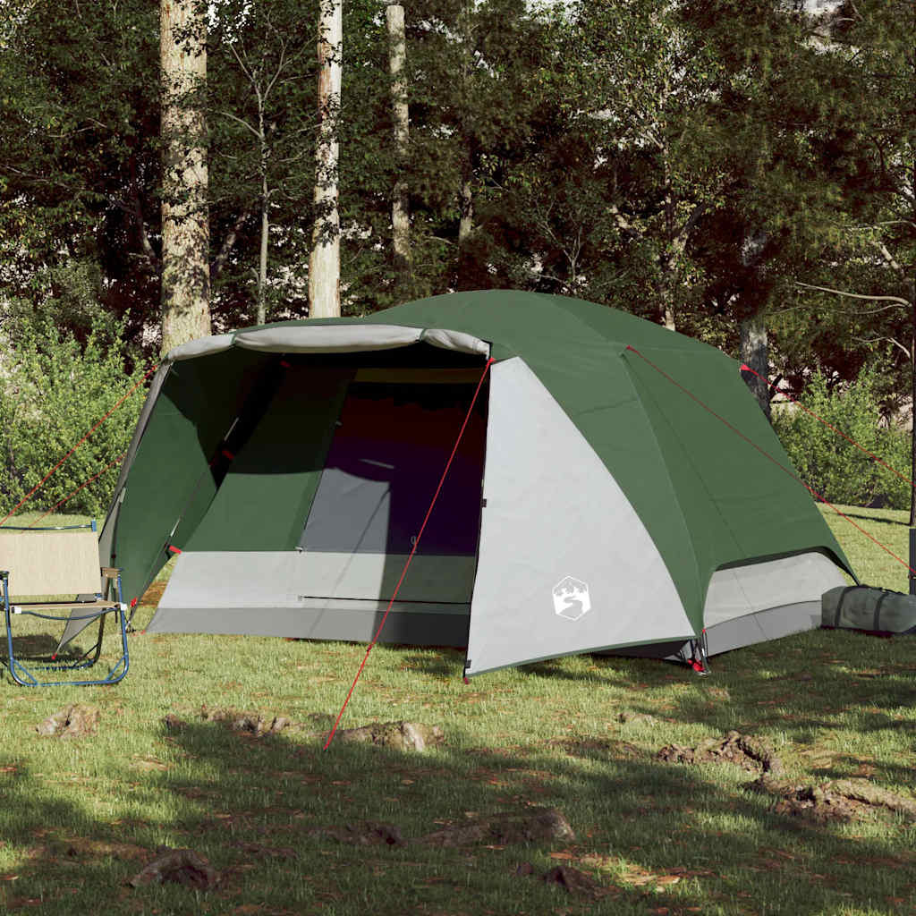 Tent met luifel 4-persoons waterdicht groen is nu te koop bij PeponiXL, paradijselijk wonen!