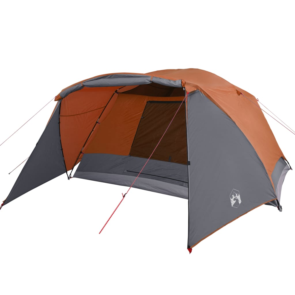 Tent met luifel 4-persoons waterdicht oranje is nu te koop bij PeponiXL, paradijselijk wonen!