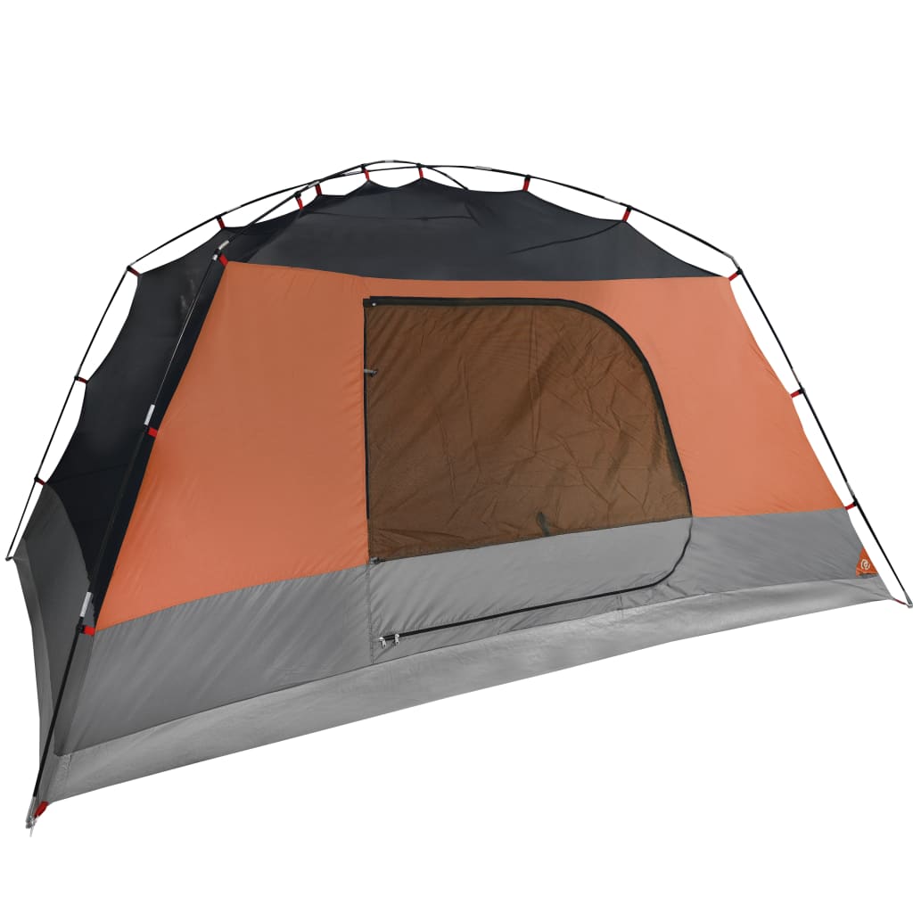 Tent met luifel 4-persoons waterdicht oranje is nu te koop bij PeponiXL, paradijselijk wonen!