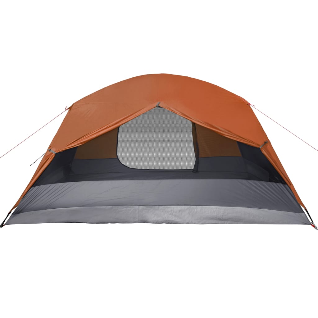 Tent met luifel 4-persoons waterdicht oranje is nu te koop bij PeponiXL, paradijselijk wonen!