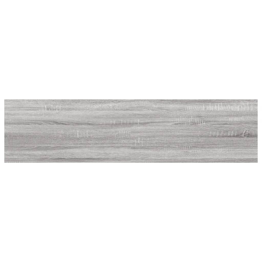 Wandschappen 4 st 40x10x1,5 cm bewerkt hout grijs sonoma eiken is nu te koop bij PeponiXL, paradijselijk wonen!