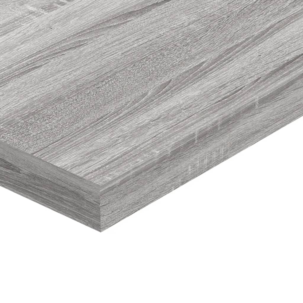 Wandschappen 4 st 40x10x1,5 cm bewerkt hout grijs sonoma eiken is nu te koop bij PeponiXL, paradijselijk wonen!