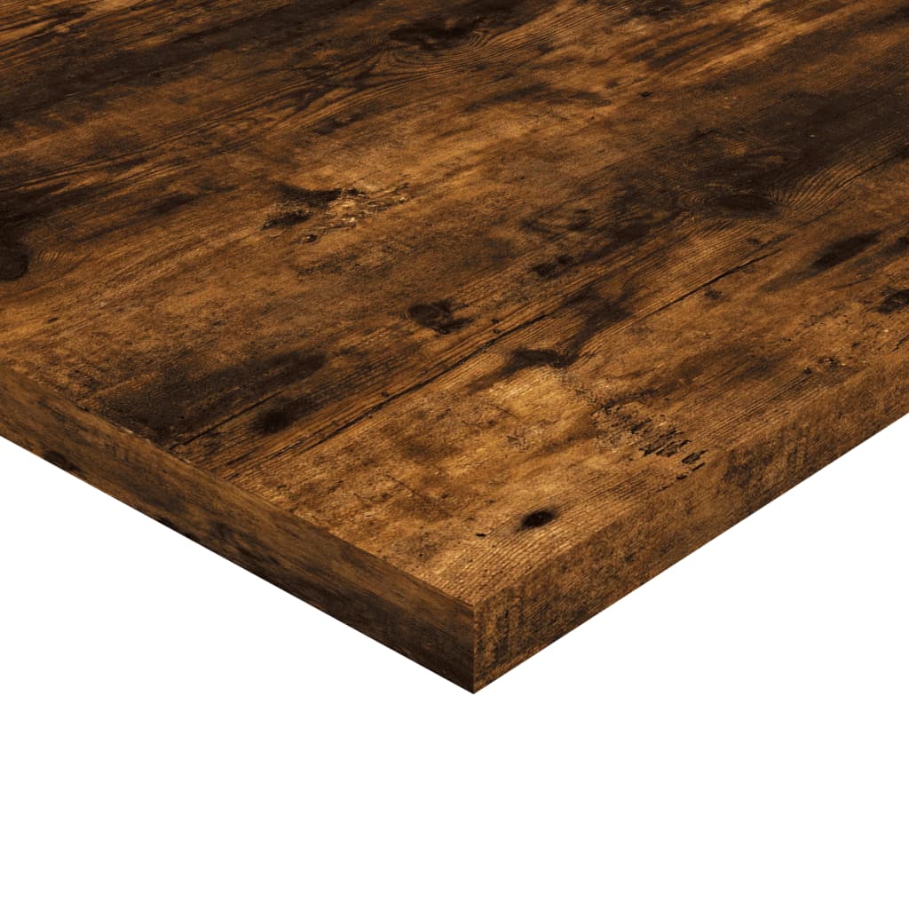 Wandschappen 4 st 40x30x1,5 cm bewerkt hout gerookt eikenkleur is nu te koop bij PeponiXL, paradijselijk wonen!
