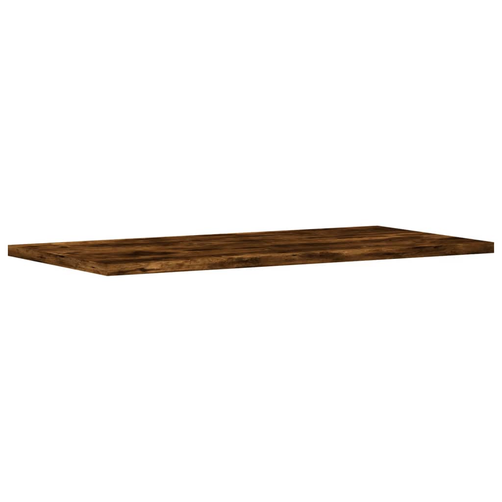 Wandschappen 4 st 60x20x1,5 cm bewerkt hout gerookt eikenkleur is nu te koop bij PeponiXL, paradijselijk wonen!