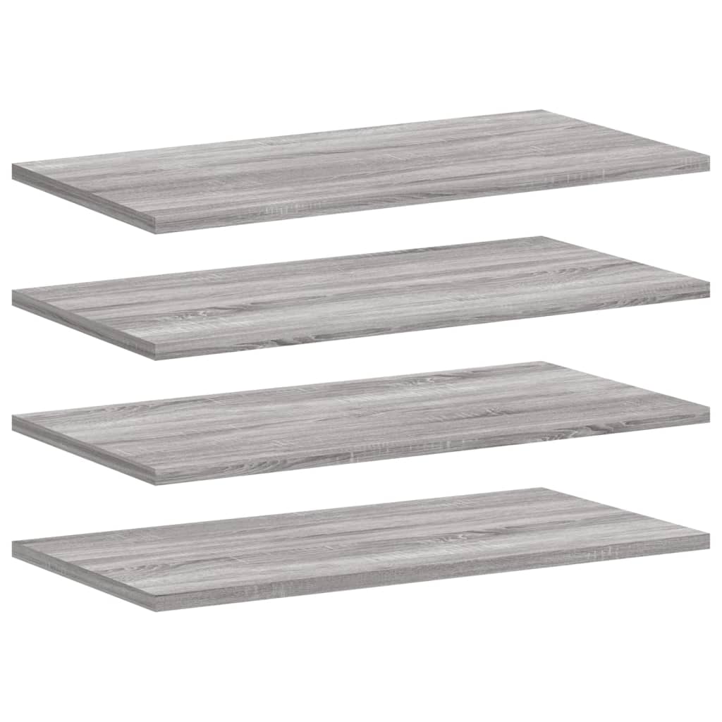 Wandschappen 4 st 60x20x1,5 cm bewerkt hout grijs sonoma eiken is nu te koop bij PeponiXL, paradijselijk wonen!