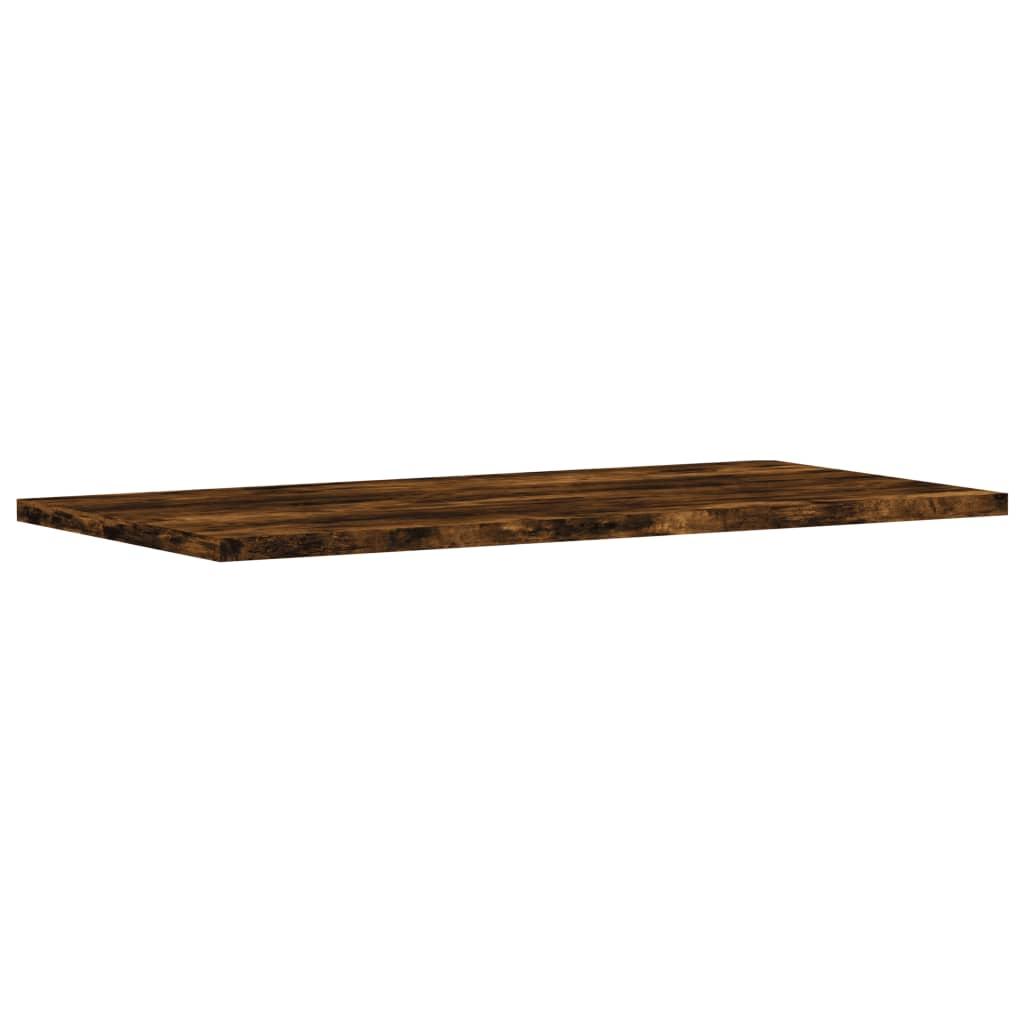 Wandschappen 4 st 60x30x1,5 cm bewerkt hout gerookt eikenkleur is nu te koop bij PeponiXL, paradijselijk wonen!