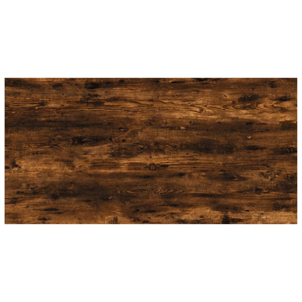 Wandschappen 4 st 60x30x1,5 cm bewerkt hout gerookt eikenkleur is nu te koop bij PeponiXL, paradijselijk wonen!