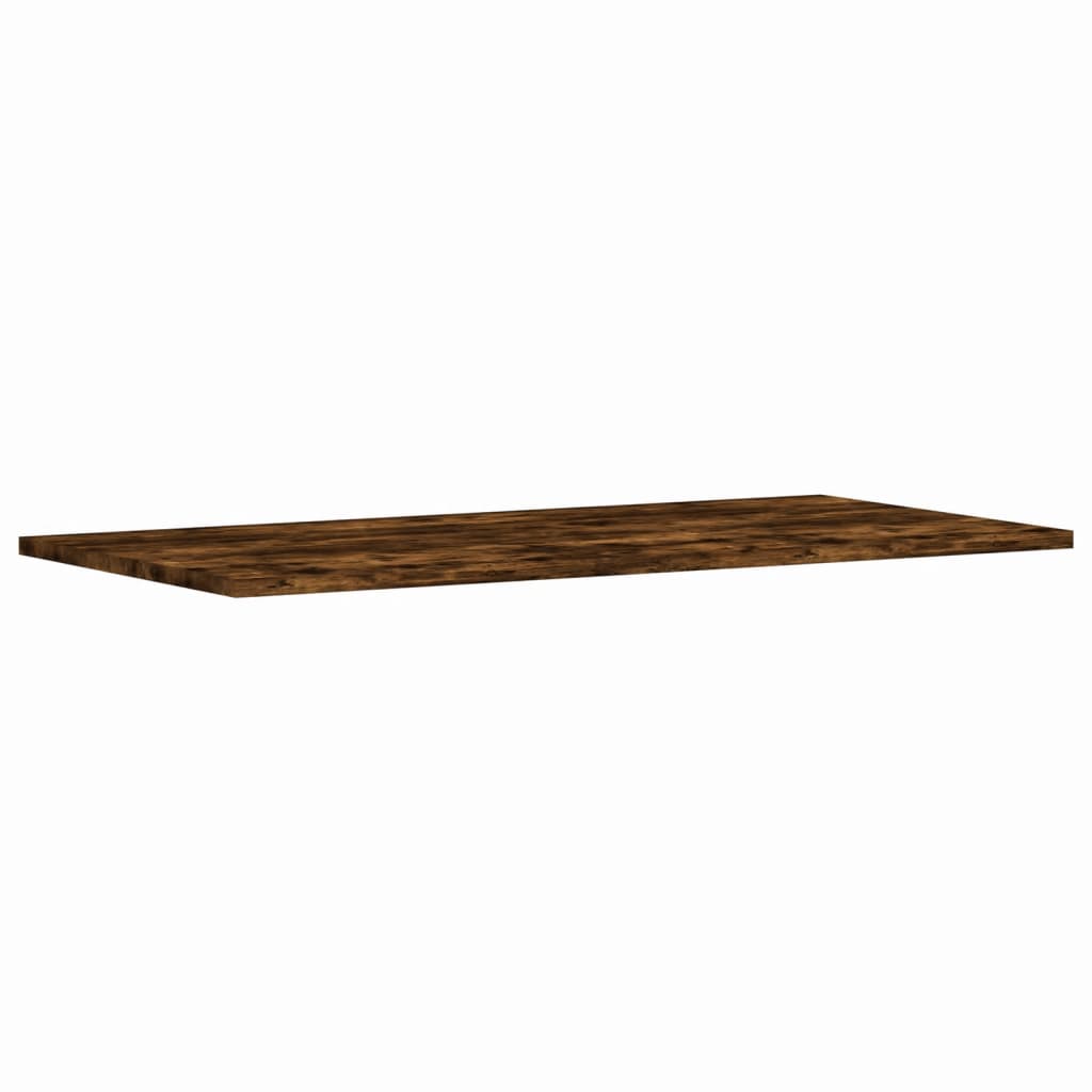 Wandschappen 4 st 80x40x1,5 cm bewerkt hout gerookt eikenkleur is nu te koop bij PeponiXL, paradijselijk wonen!