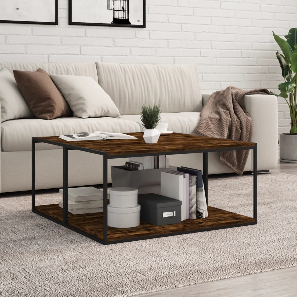 Wandschappen 4 st 80x40x1,5 cm bewerkt hout gerookt eikenkleur is nu te koop bij PeponiXL, paradijselijk wonen!