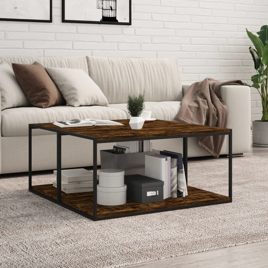 Wandschappen 4 st 80x40x1,5 cm bewerkt hout gerookt eikenkleur is nu te koop bij PeponiXL, paradijselijk wonen!