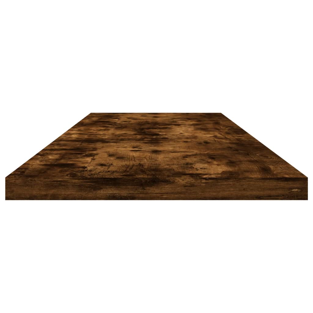Wandschappen 4 st 100x20x1,5 cm bewerkt hout gerookt eikenkleur is nu te koop bij PeponiXL, paradijselijk wonen!