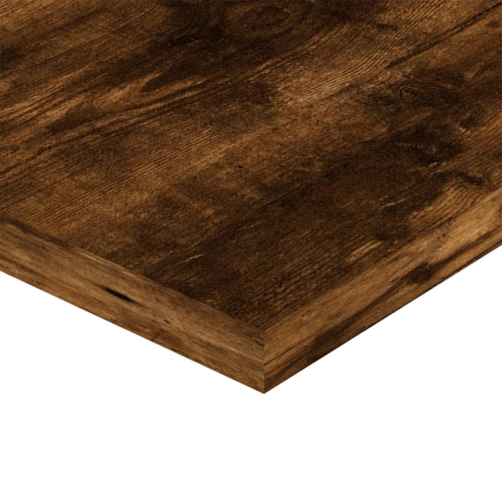 Wandschappen 4 st 100x20x1,5 cm bewerkt hout gerookt eikenkleur is nu te koop bij PeponiXL, paradijselijk wonen!