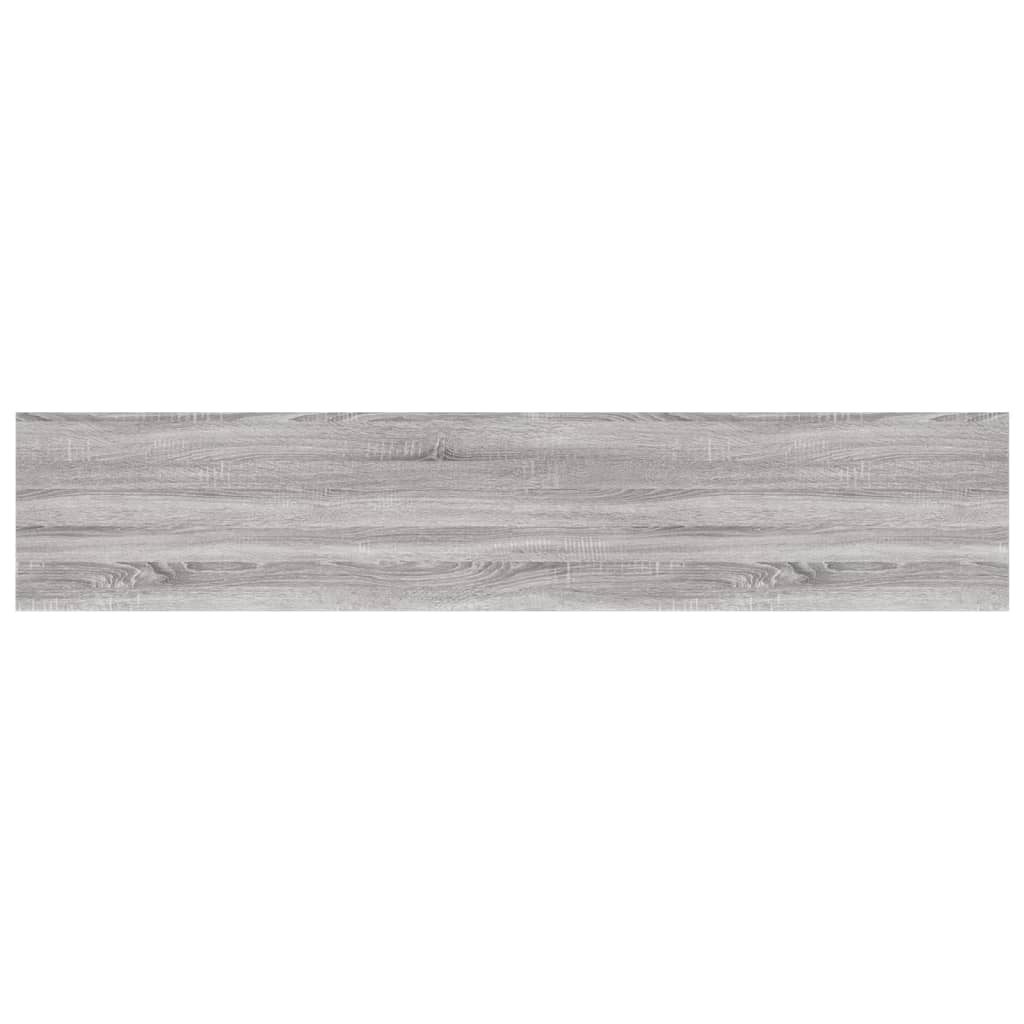 Wandschappen 4 st 100x20x1,5 cm bewerkt hout grijs sonoma eiken is nu te koop bij PeponiXL, paradijselijk wonen!