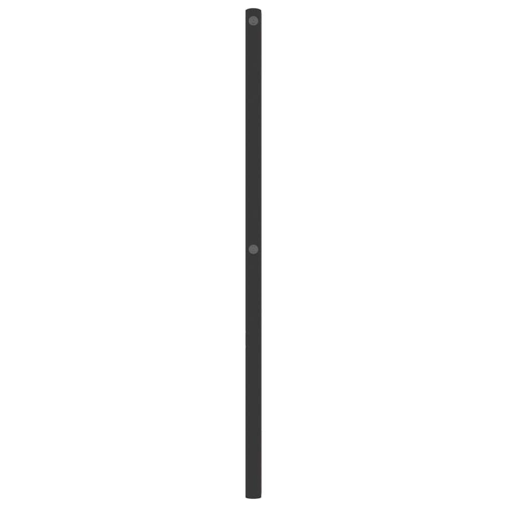 Vervangend hoofdbord 75 cm metaal zwart is nu te koop bij PeponiXL, paradijselijk wonen!