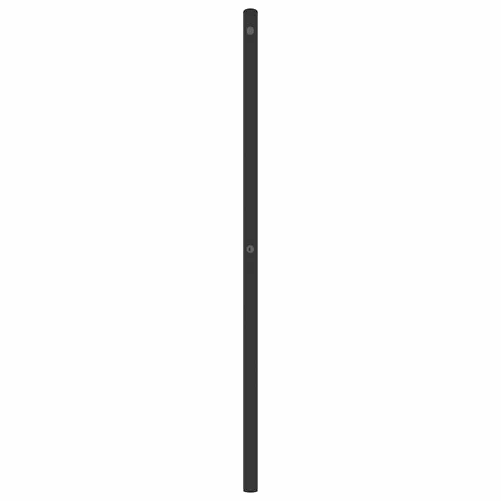 Vervangend hoofdbord 180 cm metaal zwart is nu te koop bij PeponiXL, paradijselijk wonen!