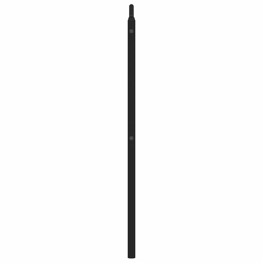 Vervangend hoofdbord 135 cm metaal zwart is nu te koop bij PeponiXL, paradijselijk wonen!