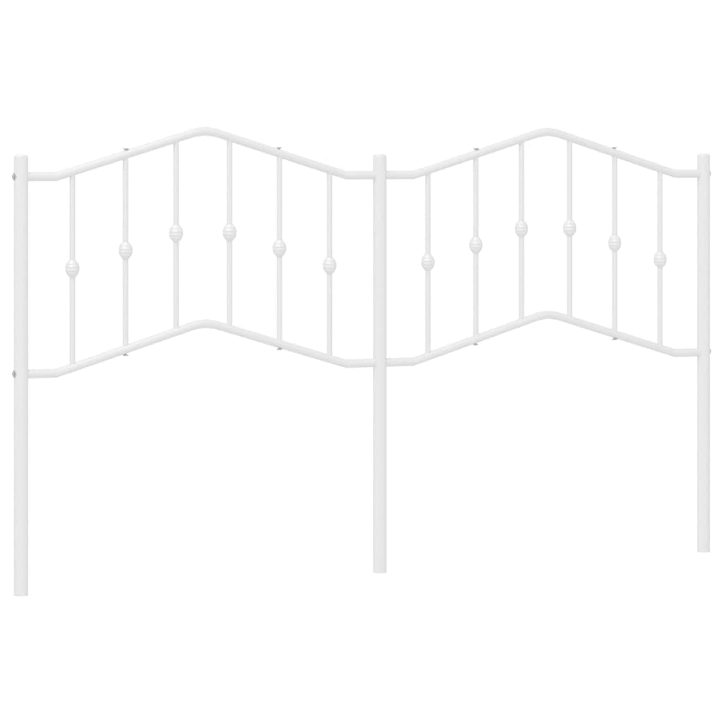 Vervangend hoofdbord 180 cm metaal wit is nu te koop bij PeponiXL, paradijselijk wonen!