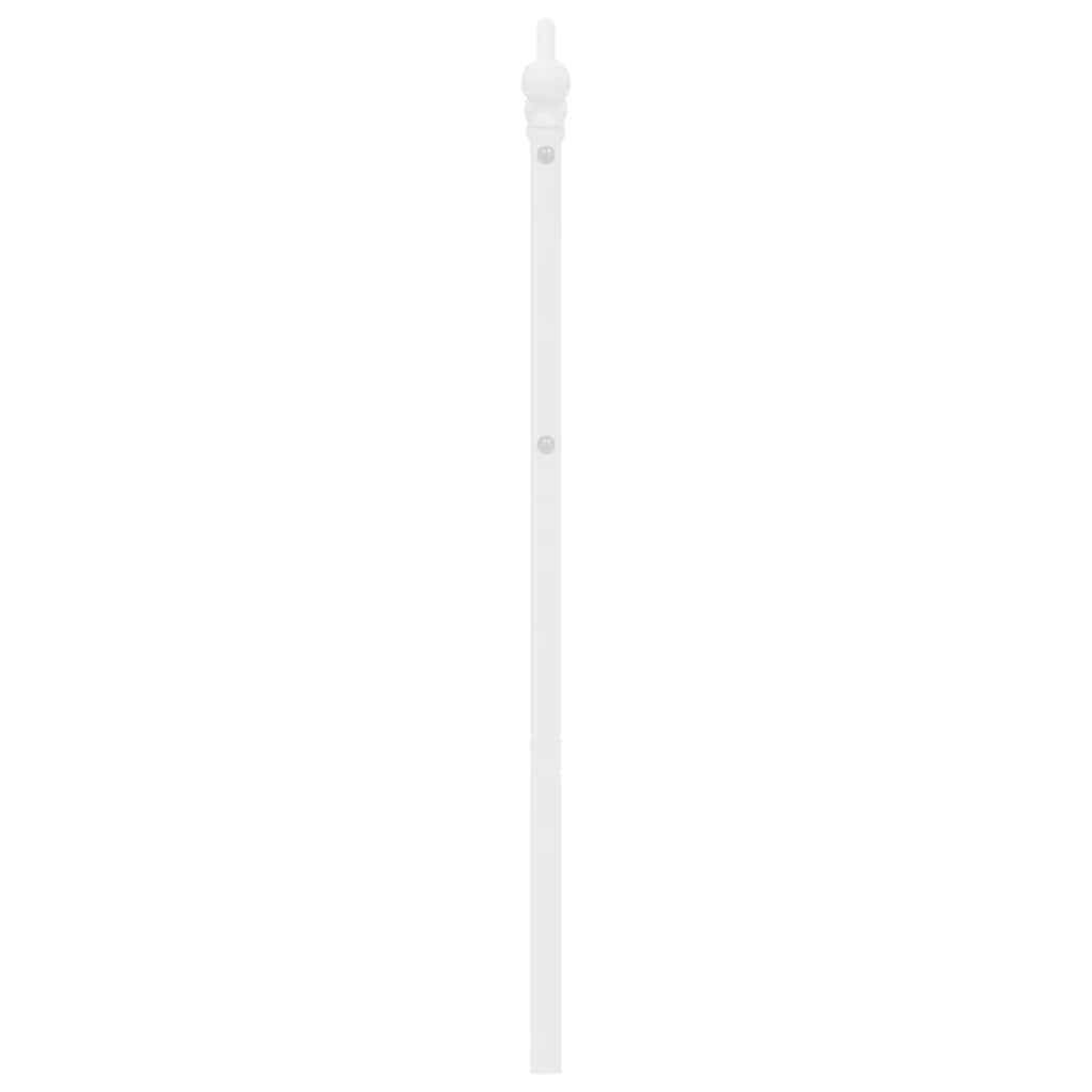 Vervangend hoofdbord 150 cm metaal wit is nu te koop bij PeponiXL, paradijselijk wonen!