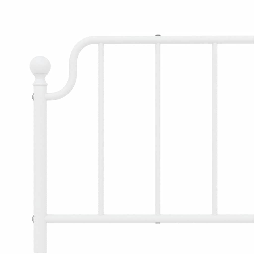 Vervangend hoofdbord 180 cm metaal wit is nu te koop bij PeponiXL, paradijselijk wonen!
