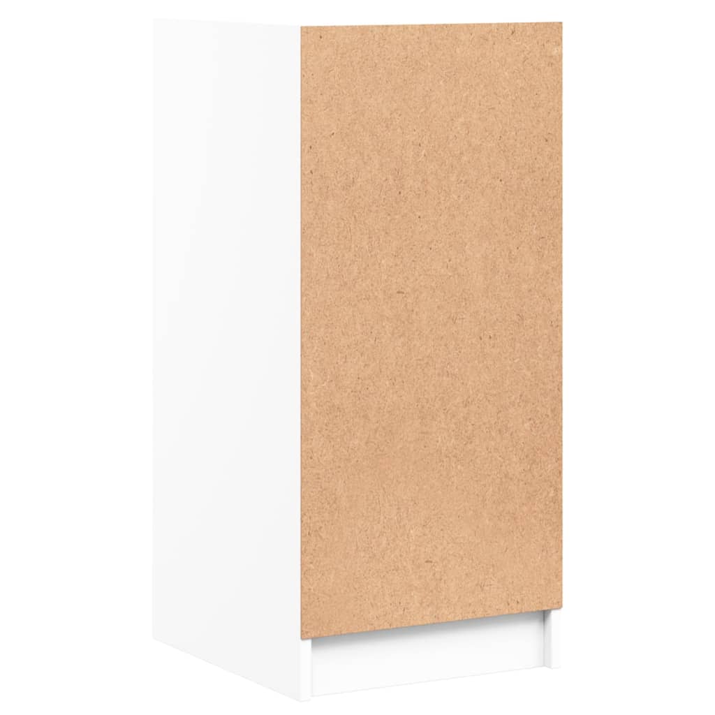 Bijzetkast met glazen deuren 35x37x75,5 cm wit is nu te koop bij PeponiXL, paradijselijk wonen!