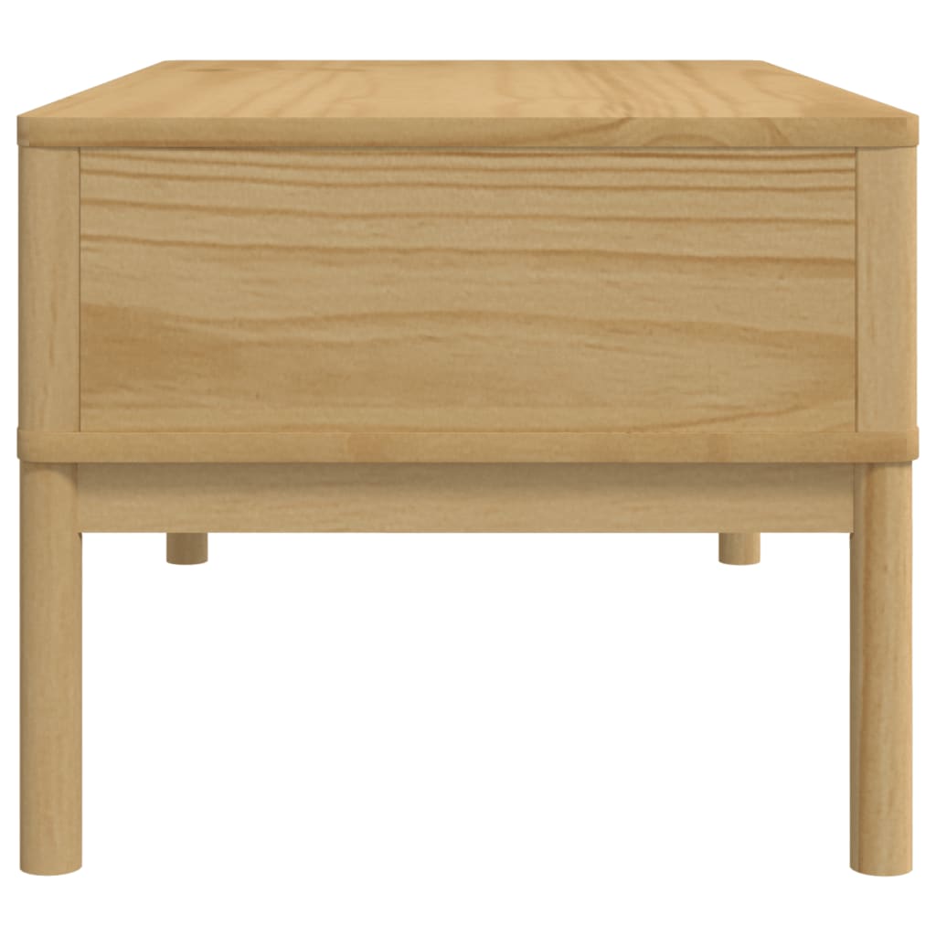 Salontafel FLORO 99x55,5x45 cm massief grenenhout wasbruin is nu te koop bij PeponiXL, paradijselijk wonen!