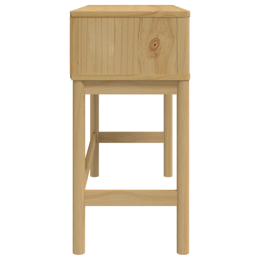 Wandtafel FLORO 89,5x36,5x73 cm massief grenenhout wasbruin is nu te koop bij PeponiXL, paradijselijk wonen!