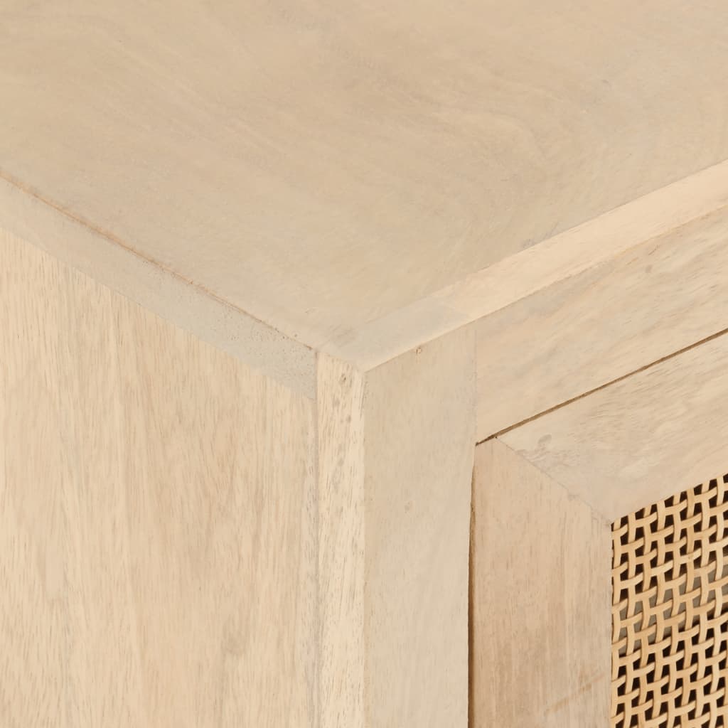 Tv-meubel 110x30x40 cm massief ruw mangohout en ijzer is nu te koop bij PeponiXL, paradijselijk wonen!