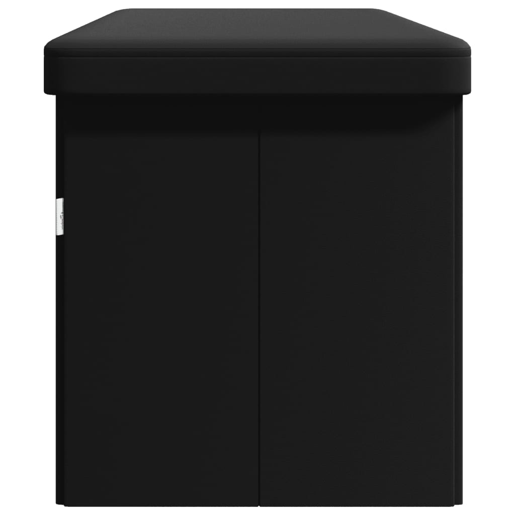 Opbergbank inklapbaar PVC zwart is nu te koop bij PeponiXL, paradijselijk wonen!