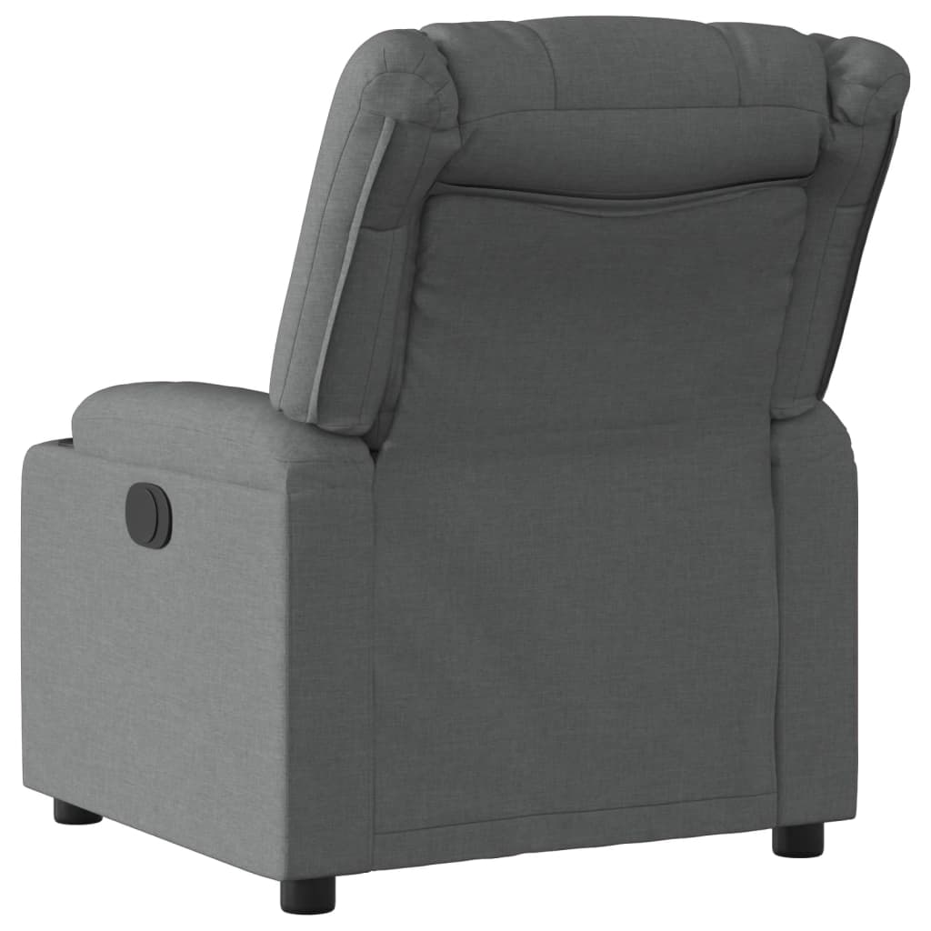 Fauteuil elektrisch verstelbaar stof donkergrijs is nu te koop bij PeponiXL, paradijselijk wonen!