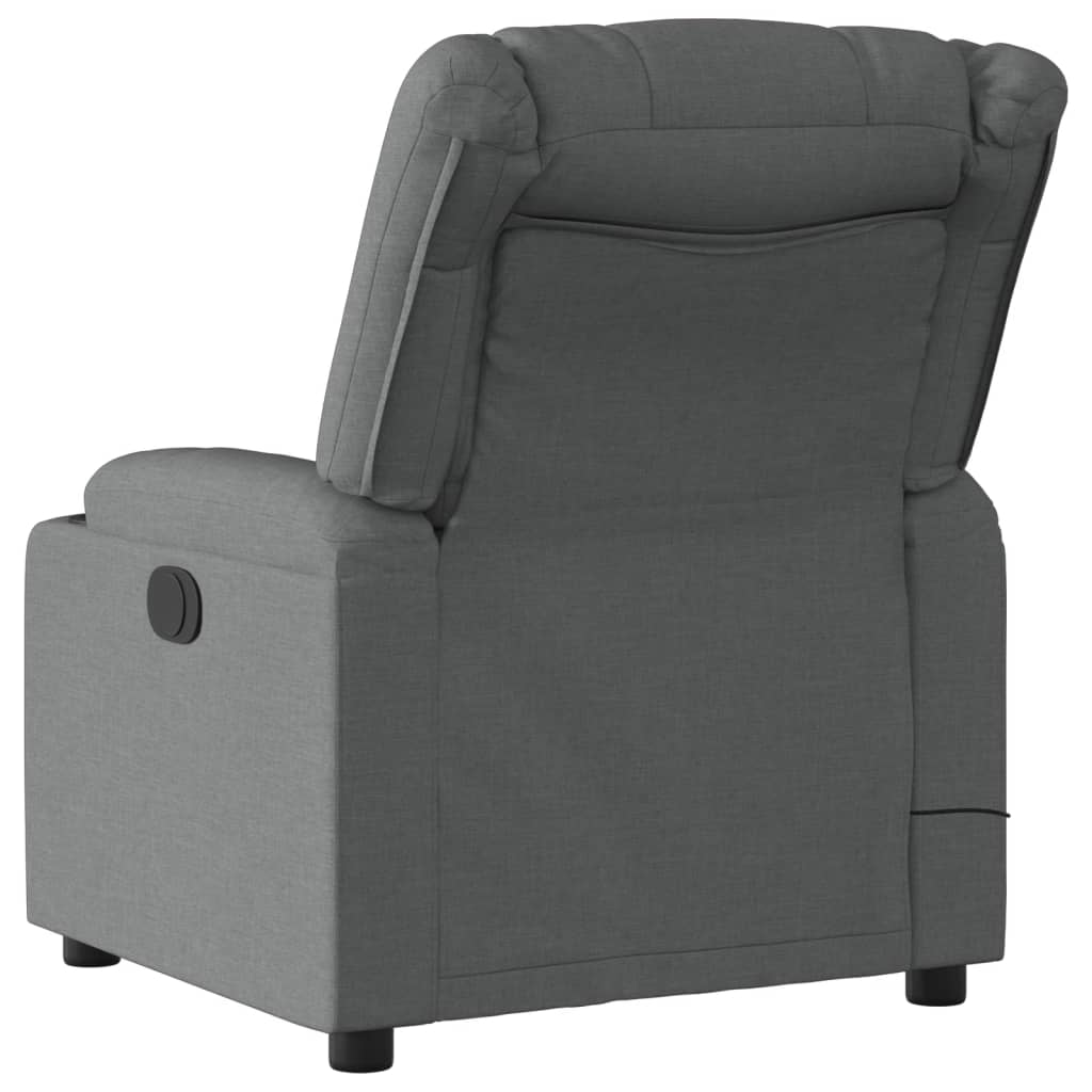 Massagestoel elektrisch verstelbaar stof donkergrijs is nu te koop bij PeponiXL, paradijselijk wonen!