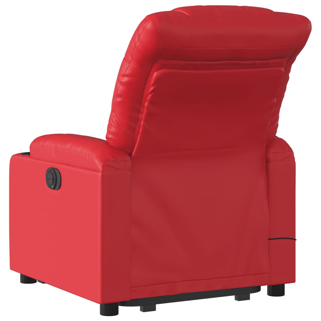 Sta-op-massagestoel verstelbaar kunstleer rood is nu te koop bij PeponiXL, paradijselijk wonen!