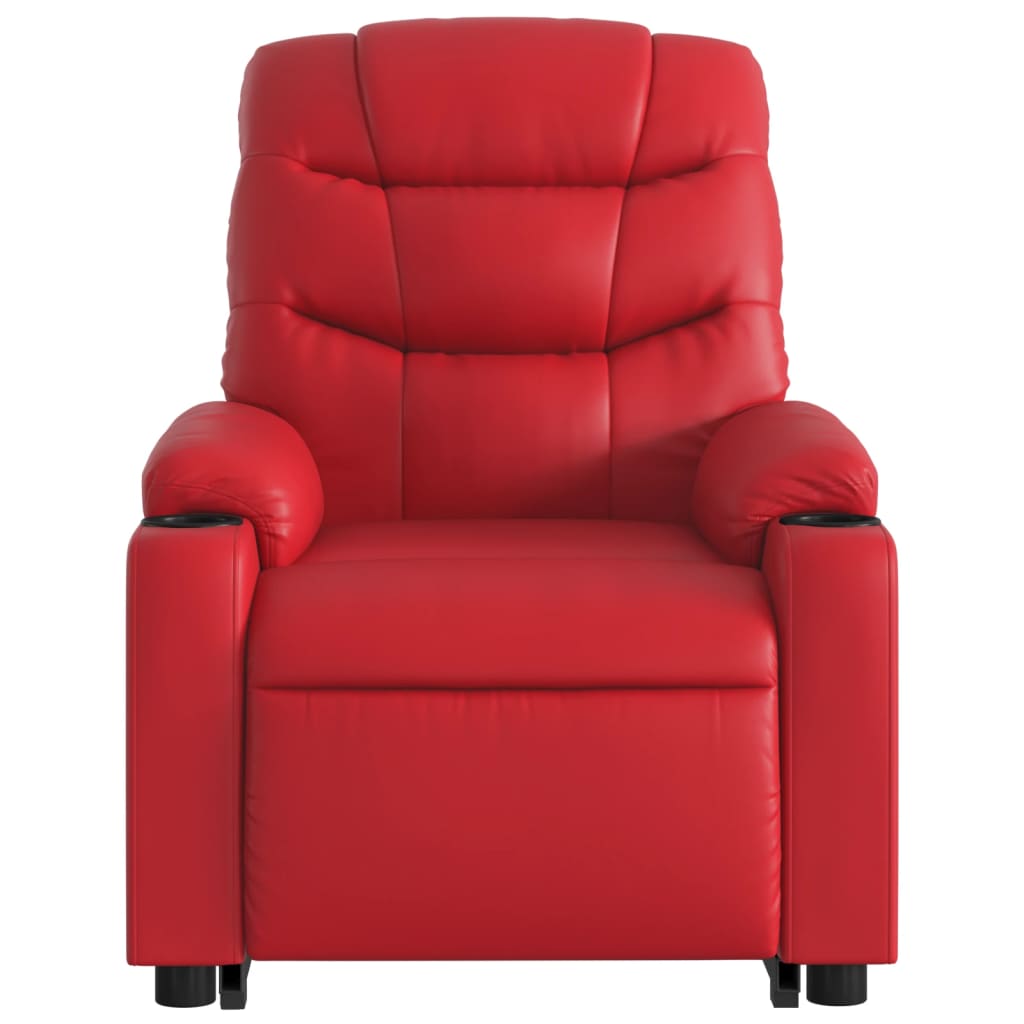 Sta-op-massagestoel verstelbaar kunstleer rood is nu te koop bij PeponiXL, paradijselijk wonen!