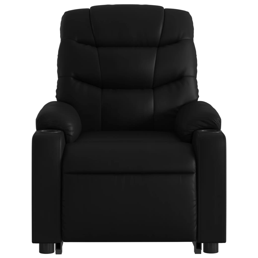 Sta-op-massagestoel elektrisch kunstleer zwart is nu te koop bij PeponiXL, paradijselijk wonen!