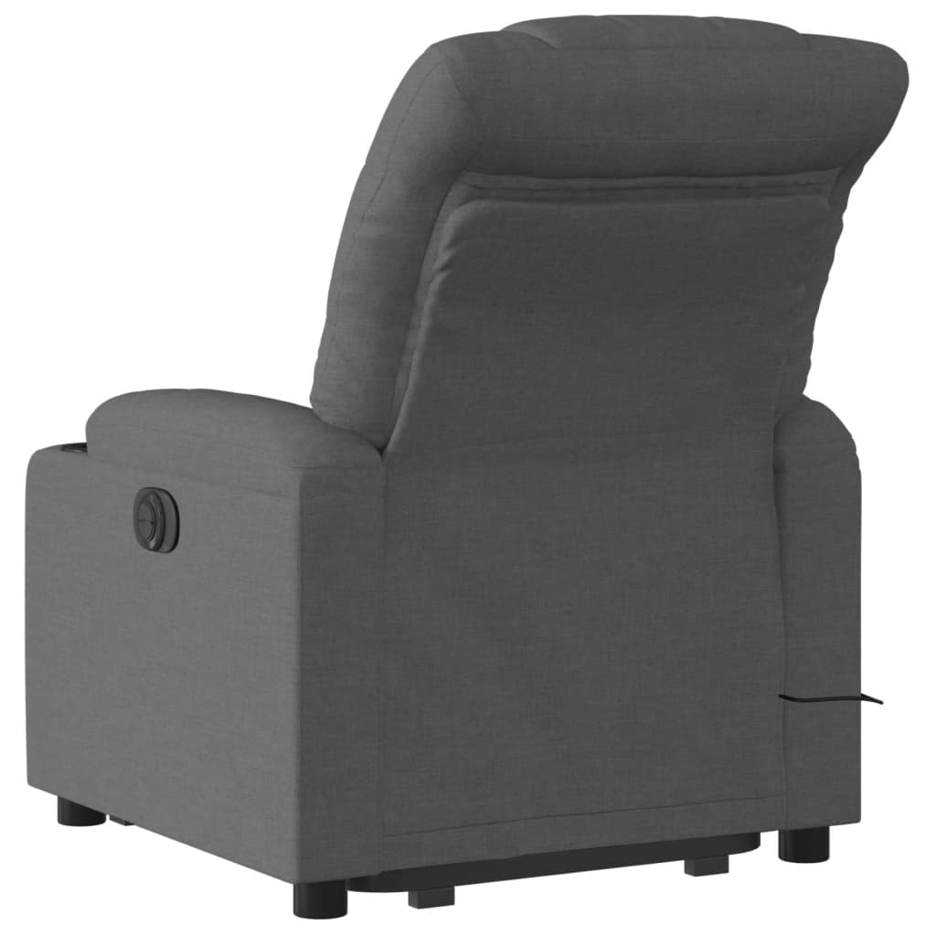 Sta-op-massagestoel elektrisch verstelbaar stof donkergrijs is nu te koop bij PeponiXL, paradijselijk wonen!