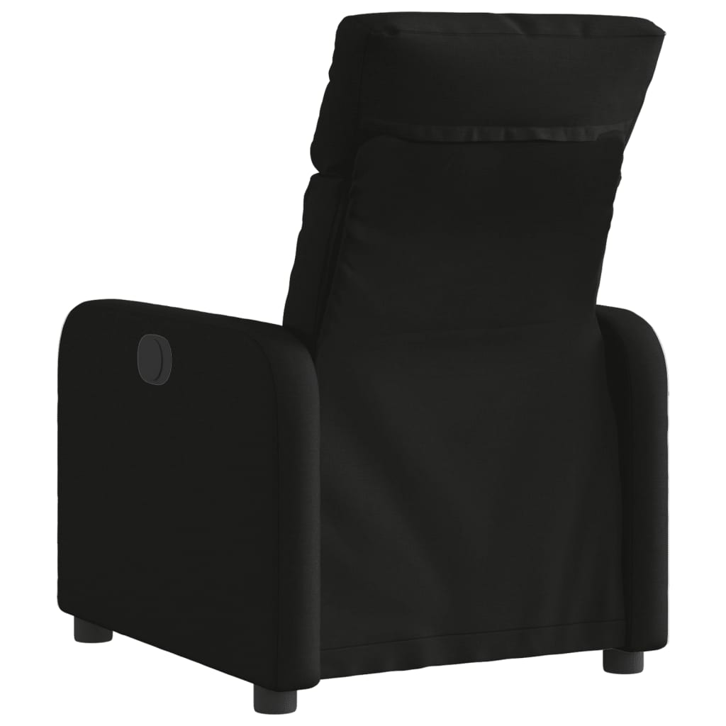 Fauteuil verstelbaar elektrisch stof zwart is nu te koop bij PeponiXL, paradijselijk wonen!