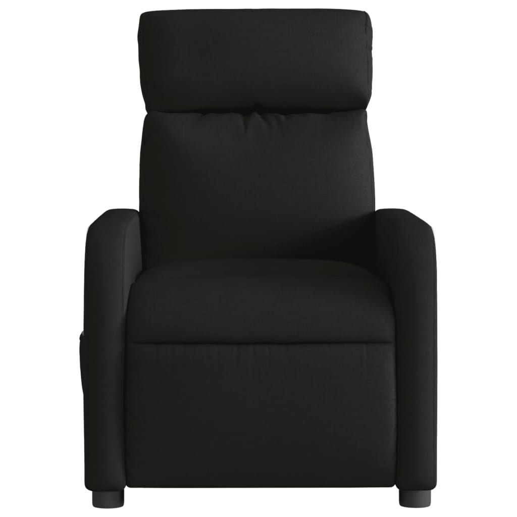 Fauteuil verstelbaar elektrisch stof zwart is nu te koop bij PeponiXL, paradijselijk wonen!