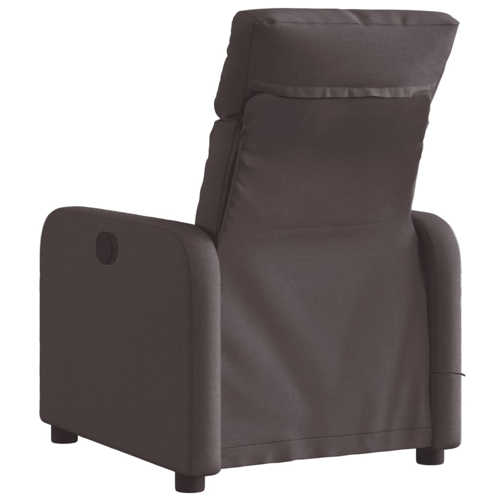 Massagestoel elektrisch verstelbaar stof donkerbruin is nu te koop bij PeponiXL, paradijselijk wonen!