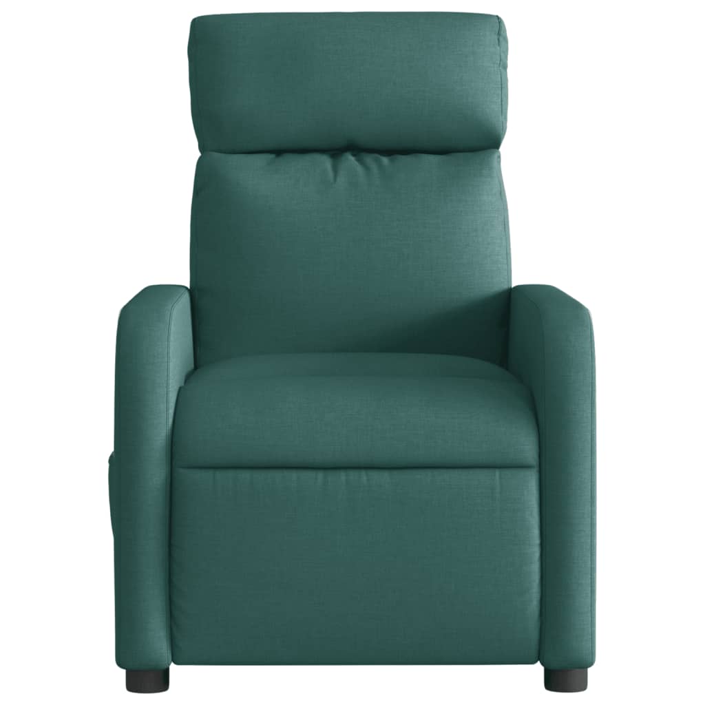 Massagestoel elektrisch verstelbaar stof donkergroen is nu te koop bij PeponiXL, paradijselijk wonen!